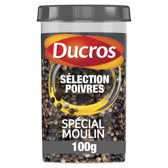 Mélange de poivre "Spécial Moulin" DUCROS, 100g