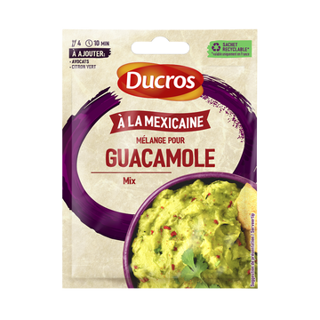 Mélange pour guacamole mexicain DUCROS, sachet de 20g