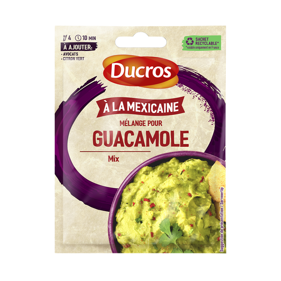Mélange pour guacamole mexicain DUCROS, sachet de 20g