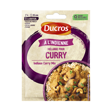 Curry Indien "Sachet Malin" DUCROS, 20g