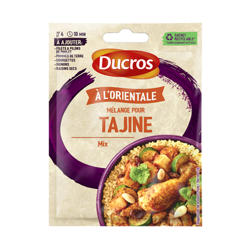 Mélange pour tajine Marocaine DUCROS, sachet de 18g