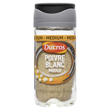 Poivre Blanc moulu, DUCROS, flacon de 36g