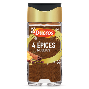 Quatre épices moulues, DUCROS, flacon duc de 37g