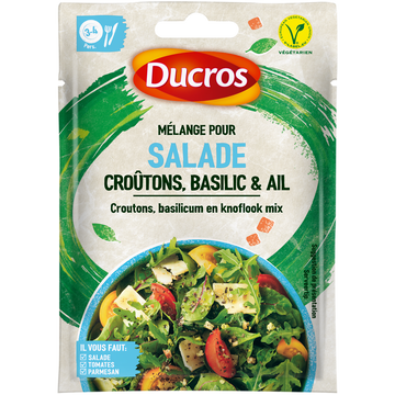 Croûtons basilic & ail DUCROS sachet 18g