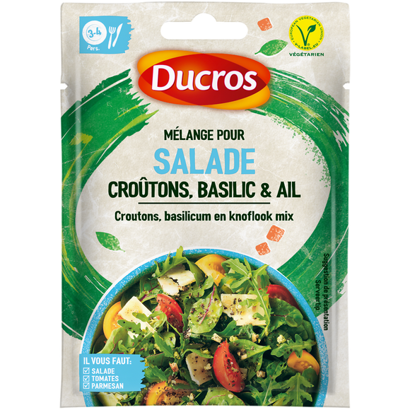 Croûtons basilic & ail DUCROS sachet 18g