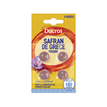 Safran de Grèce DUCROS sous blister 4 doses x 0,1g