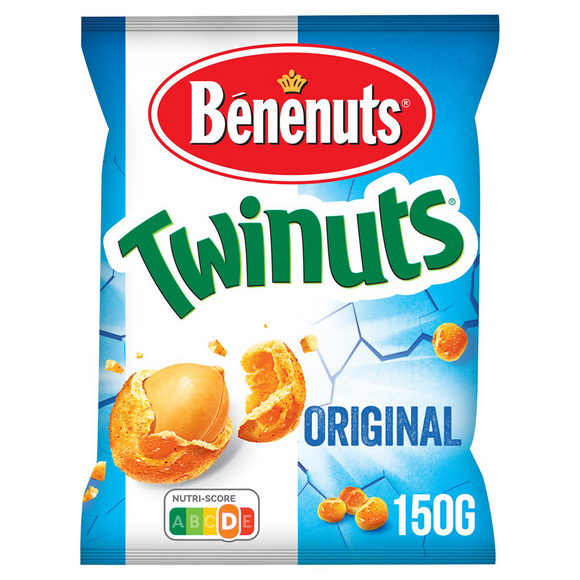 Cacahuètes enrobées BENENUTS TWINUTS Goût salé - 150g
