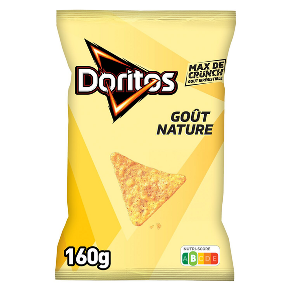 Chips Tortillas de maïs Saveur Nature - DORITOS - 160g