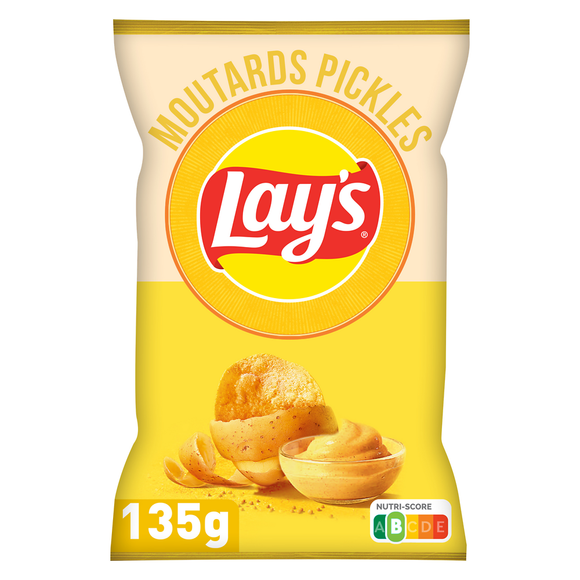 Chips saveur moutarde pickles LAYS - 135g