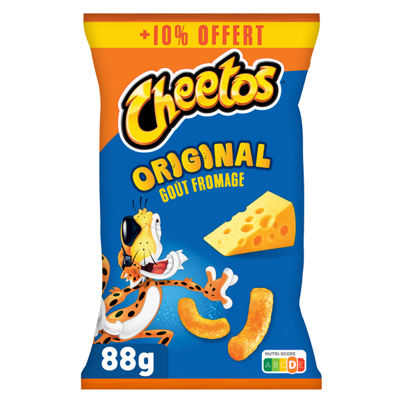 Biscuits apéritifs l'Original Saveur Fromage - CHEETOS - 80g+10% offert