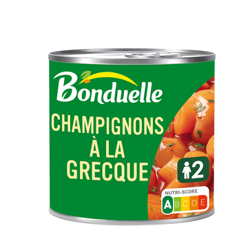 Champignons entiers à la Grecque BONDUELLE - Boîte 400g