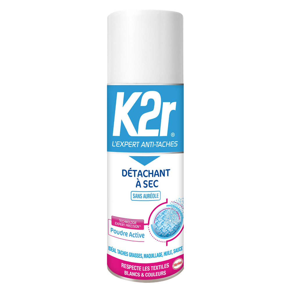 Détachant à sec aérosol K2R - 200ml