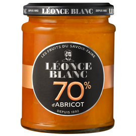 Confiture aux abricots 70% LEONCE BLANC 320g
