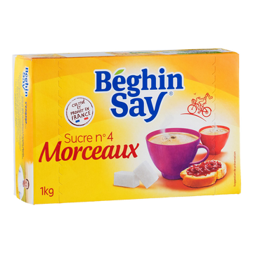 Sucre en morceaux N°4 BEGHIN SAY, 1kg