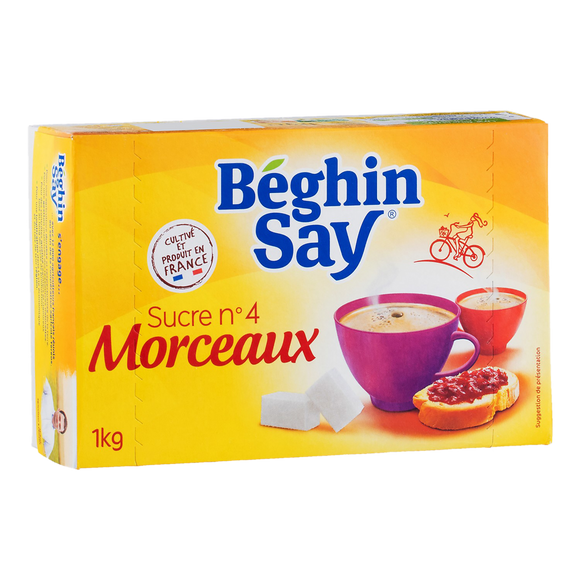 Sucre en morceaux N°4 BEGHIN SAY, 1kg