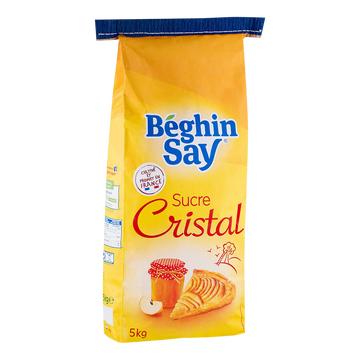 Sucre cristal BEGHIN SAY, sac de 5kg