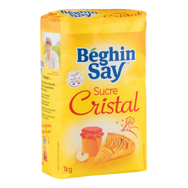 Sucre cristal BEGHIN SAY sachet 1kg