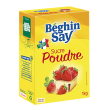 Sucre en poudre BEGHIN SAY, bec verseur de 1kg
