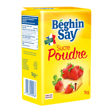 Sucre poudre BEGHIN SAY 1kg