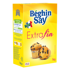 Sucre poudre extra fin BEGHIN SAY, boîte de 1kg