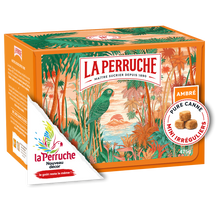 Sucre en mini morceaux pure canne La Perruche Ambré BEGHIN SAY, boîtede 475g