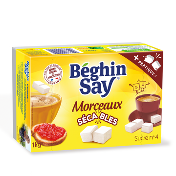 Sucre morceaux sécables BEGHIN SAY - 1kg