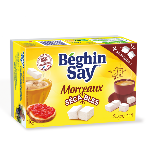 Sucre morceaux sécables BEGHIN SAY - 1kg