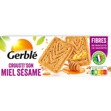 Biscuits crousti'son miel sésame GERBLE - 4x5, 200g