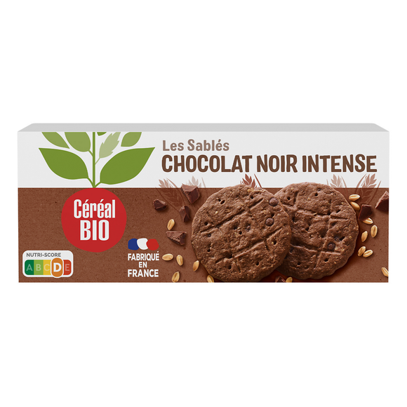 Biscuits Chocolat Noir Intense CEREAL BIO  - 132g