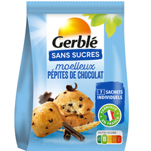GERBLE - Moelleux Pépites Chocolat Sans Sucres - 196g
