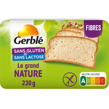 Pain Grand Nature sans gluten GERBLE - 230g