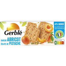 Biscuits pistache abricot GERBLE - 4x4, 160g
