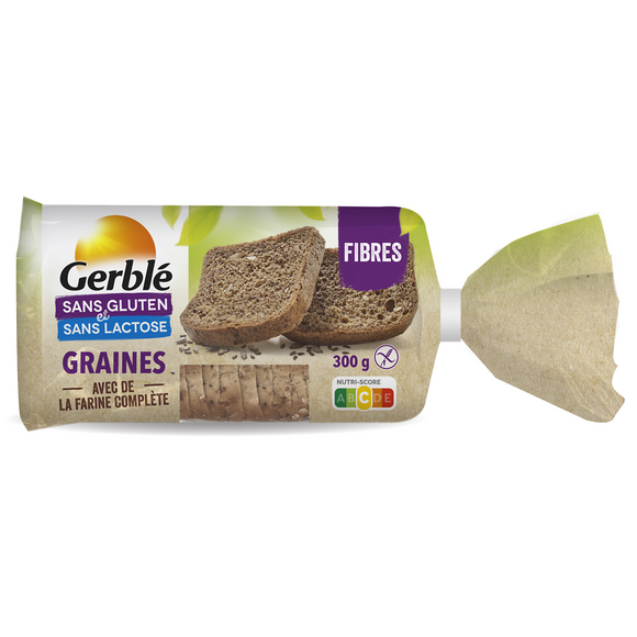 Pain aux Graines Sans Gluten GERBLE - 300 g