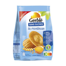 GERBLE - Madeleine moelleuse sans sucre - x6, 150g