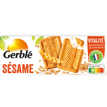 Biscuits au sésame GERBLE riches en vitamine E, source de vitamines B1, B6 et Magnésium 230g