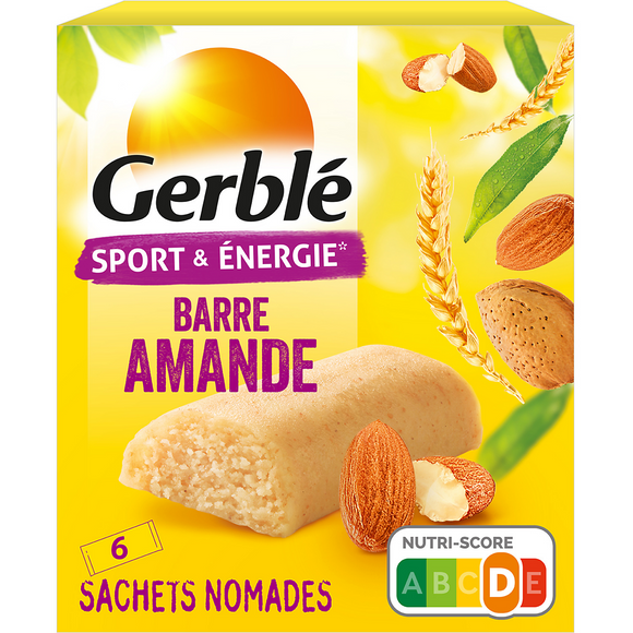 Barre Amande GERBLE  - 6 sachets 150g