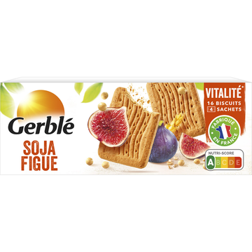 Biscuits soja figue GERBLE - 4x4, 270g