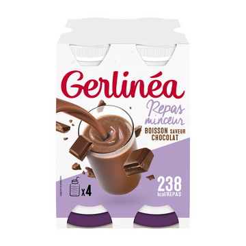 Boisson chocolat, repas minceur GERLINEA  -  x4, 944ml