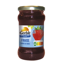 GERBLE - Confiture fraise sans sucres ajoutés - 320g