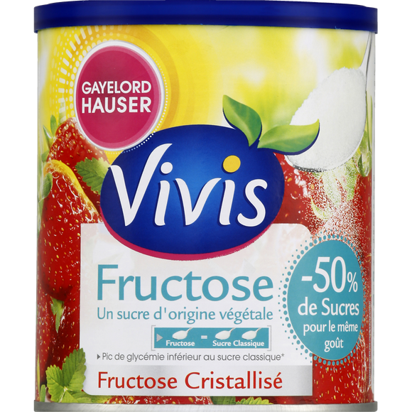Fructose VIVIS, boîte de 500g