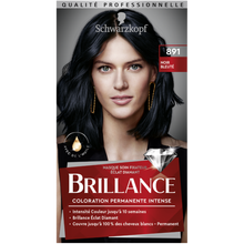 Coloration permanente 891 noir bleuté SCHWARZKOPF BRILLANCE - 227ml