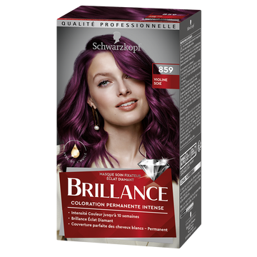 Coloration permanente 859 violine soie SCHWARZKOPF BRILLANCE - 227ml