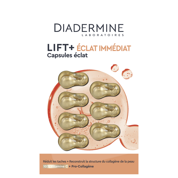 Soin tenseur Coup d'Eclat Immédiat Lift+ DIADERMINE, 7 unidoses
