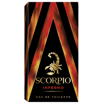 Eau de toilette Homme Inferno feu SCORPIO, Vaporisateur 75ml