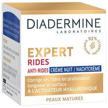 Crème expert rides 3D nuit DIADERMINE, pot de 50ml