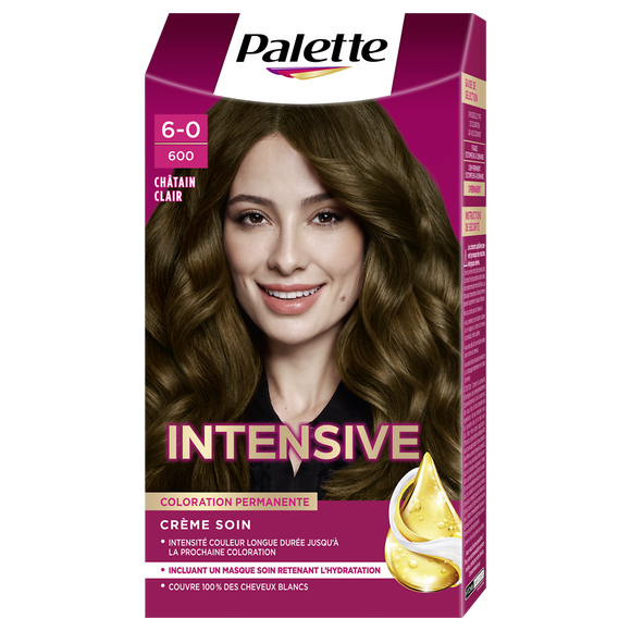 Coloration permanente 600 châtain clair SCHWARZKOPF PALETTE - 165ml