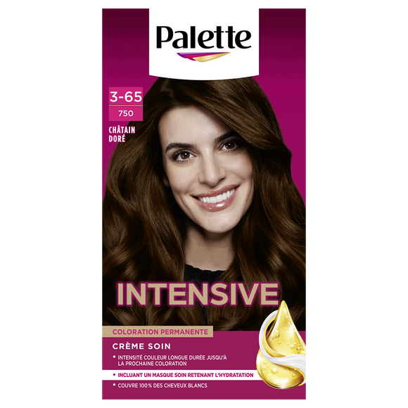 Coloration permanente 750 châtain doré SCHWARZKOPF PALETTE - 165ml