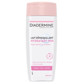 Lait démaquillant hydratant DIADERMINE, flacon de 200ml