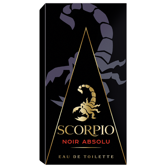 Eau de toilette Homme Noir absolu SCORPIO, Vaporisateur 75ml