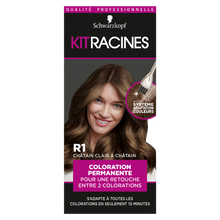 Coloration permanente châtain clair à châtain SCHWARZKOPF KIT RACINES- 70g